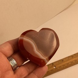 LOT 129, Rocks/crystals, Large Carnelian Heart