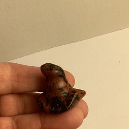 LOT 145, Rocks/crystals, Carved Mahogany Jasper Witchs Hat
