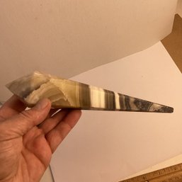 LOT 160, Rocks/crystals, Large Banded Calcite Wand, 8 Inch