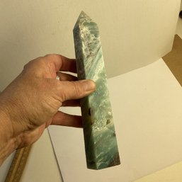 LOT 162, Rocks/crystals, Large Caribbean Calcite Tower, 8 Inch, Blue