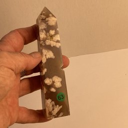 LOT 163, Rocks/crystals, Flower Agate Tower, 5 Inch