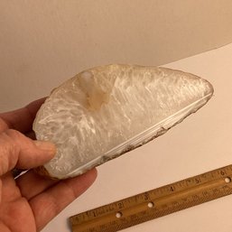 LOT 166, Rocks/crystals, Thick Agate Geode Slab, Brazil