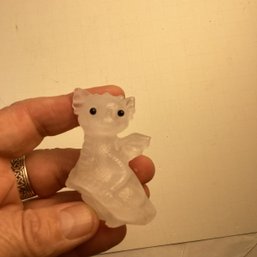 Carved Quartz Baby Dragon, 2.75 Inch