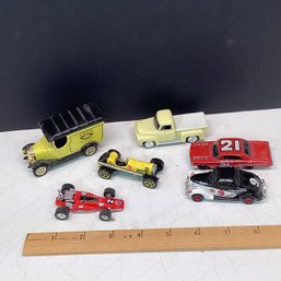Miscellaneous Vintage Die Cast Cars (6), Corgi, Hot Wheels, Ertl, Etc.