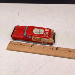 Early Tin Litho Car, Oven Fresh Bread