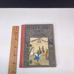 1921 Peter Rabbit Goes A Visiting, Linda Stevens Almond, Illus. J.L.G.