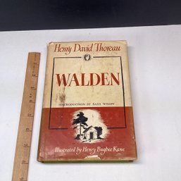 1951 Walden, Henry David Thoreau, Illus. Henry Bugbee Kane