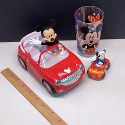 Vintage Walt Disney, Mickey Mouse Lot, Toys, Tumbler