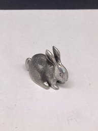 Vintage Kirks Pewter Rabbit Figurine