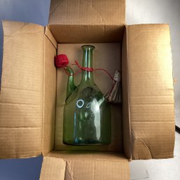 Vintage Princess House Large Glass Wine Decanter #434, New In Box