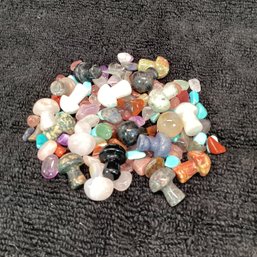 Genuine Crystal Assortment, Polished Tumbles And Mini Mushrooms