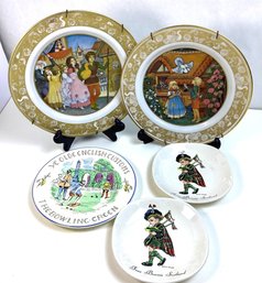 Collection Of Fine Porcelain Plates, Brownie Designing Company, Etc