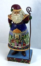 Vintage Large, 12 In, Jim Shore Heartwood Creek Old World Santa Claus, 4007924