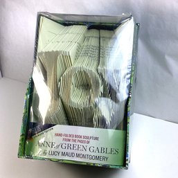 New In Package Folded Book Page Christmas Tree, Anne Of Green Gables, 10 In