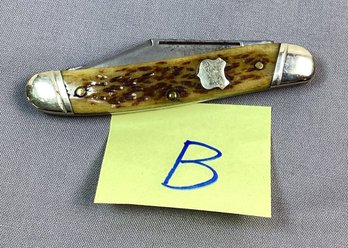 Vintage Folding Knife, LOT B, John Primble Belknap 5364, 3 Blade
