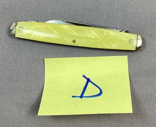 Vintage Folding Knife, LOT D, Kabar 2 Blade