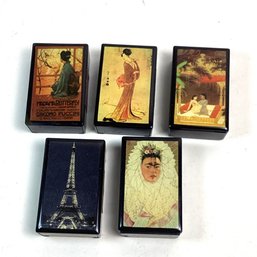 Vintage Plastic Decorative Matchbook Holders