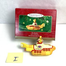 Christmas Ornament, MIB, LOT I, Hallmark Keepsake, The Beatles Yellow Submarine