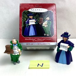 Christmas Ornament, MIB, LOT N, Keepsake, Wizard Of Oz, Munchkin