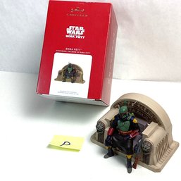 Christmas Ornament, MIB, LOT P, 2021 Hallmark STAR WARS, Boba Fett