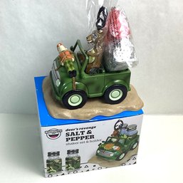 Deers Revenge Salt And Pepper Shaker Set, MIB, Brand New