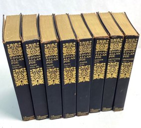 Compl. 8 Vol. Set Edgar Allen Poe, Early 20th Cent., NICE!