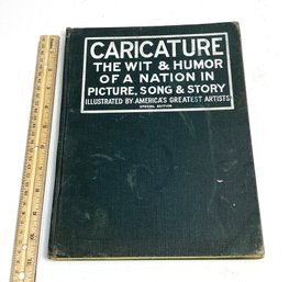 Antique Political And Cultural HC Book, Caricature, Womens Suffrage, Etc.