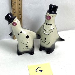 Vintage Salt & Pepper Shaker Sets, LOT G, Ceramic, Rare Tuxedo Penguins