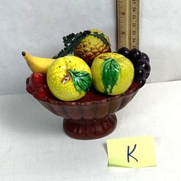 Vintage Salt & Pepper Shaker Sets, LOT K, Ceramic Fruit, Lemons