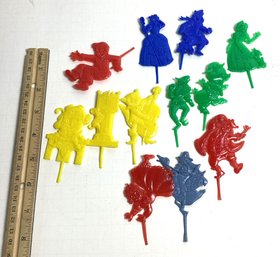 Vintage Hard Plastic Cake Toppers, F & F Dayton, Ohio