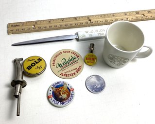 Vintage And Antique Advertising Lot, Morris The Cat, Etc.