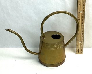 Lovely Vintage Brass Watering Can, Nice Smaller Size