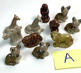 Vintage Porcelain Wade Whimsies, Red Rose Tea, LOT A