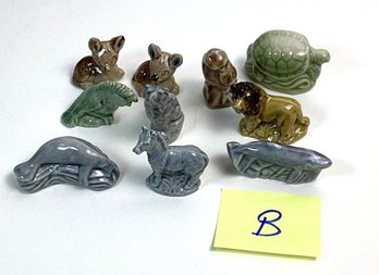 Vintage Porcelain Wade Whimsies, Red Rose Tea, LOT B