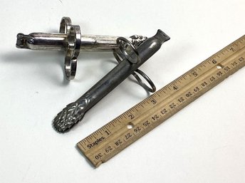 Pair Of Antique Asparagus Tongs