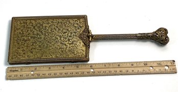 Antique Brass Folding Dresser/vanity Mirror