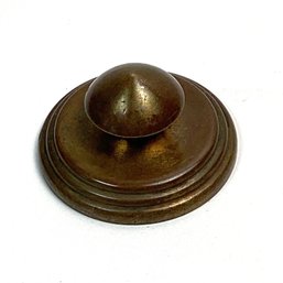 Beautiful Antique Solid Bronze Paperweight, Heavy, 1.2 Lbs