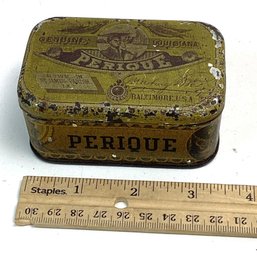 Antique Advertising Tin, Genuine Louisiana Perique