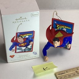 Vintage Hallmark Christmas Ornament, MIB, LOT K, SUPERMAN, DC Series