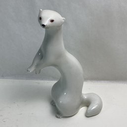 Vintage Lomonosov (USSR) Porcelain Stoat/weasel Figurine