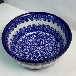 Polish Pottery, LOT 5, UNIKAT, Side Dish Bowl, 7.5 In.