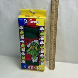 Vintage The Grinch Slipper Socks, New Old Stock, Brand New