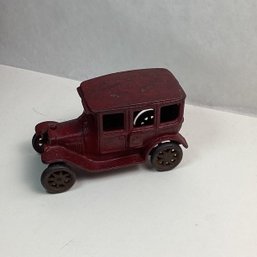 Antique Cast Iron Toy Car, ARCADE, Great Shape, Metal Wheels, Orig. Paint