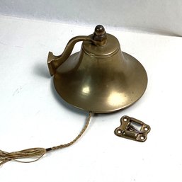 High Quality Vintage Brass Ships Bell W/ Mounting Bracket