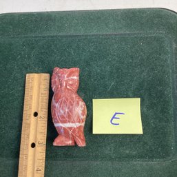 LOT E, Crystals, Minerals, Gem Stones, Jasper Owl