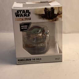 Vintage Star Wars Mandalorian Solar Car Dashboard Waver, MIB, New, Discont.