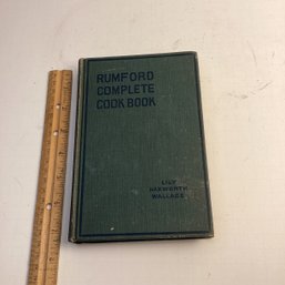 1931 Rumford Complete Cookbook, HC, Rhode Island