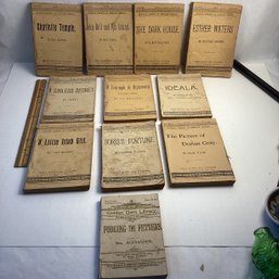 1890s Munros Library Of Popular Novels, Oscar Wilde, Etc.