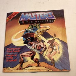 1984 Masters Of The Universe 45 Record And Book