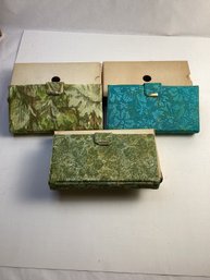 3 Brand New Vinyl Ladies Wallets From Circa 1970s, Groovy